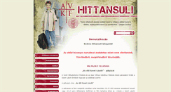 Desktop Screenshot of hittansuli.hu